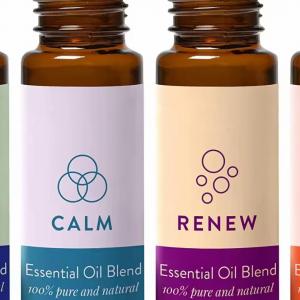 10ml Natural Lavender Essential Oil Roller Bottle for Stress Relief Aromatherapy Portable