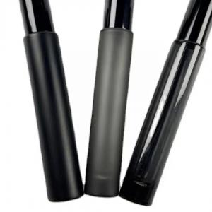 Custom Luxury Cosmetic Packaging Frosted Matte Black Empty 5ml 8ml 10ml Perfume Round Glass Roller Bottle